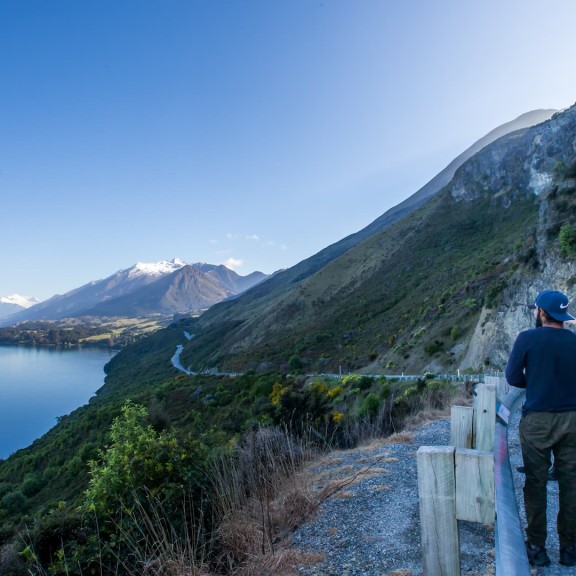 Generic shot driving to Glenorchy for Forest Bird and AWE 1